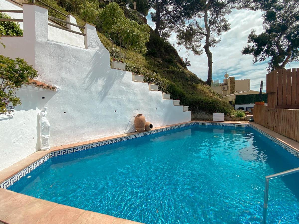 Villa Sa Caleta Lloret de Mar Esterno foto